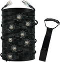 50FT 12 Gauge Multi-Outlet Outdoor Extension Cord, 10 Evenly Spaced by lalarodia