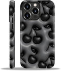 for iPhone 12 Pro Max Case, HL2 Cute Cool Cherry Black Hybrid 2 Layer Hard by Unknown