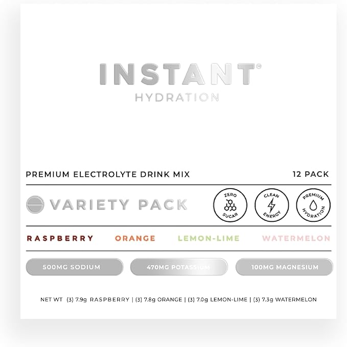 Instant Hydration Electrolytes Powder Packets by InstantHydration