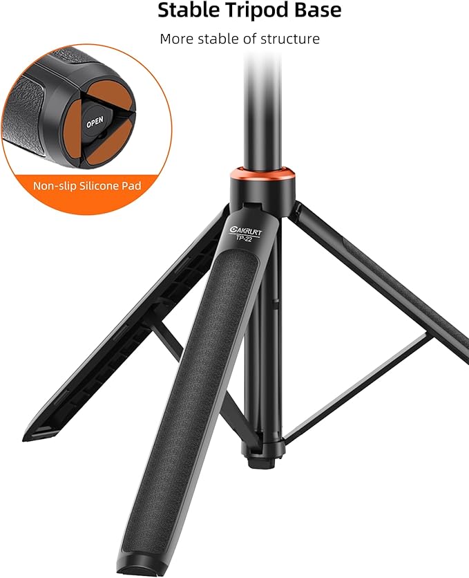53.5" Action Camera Selfie Stick Tripod - Image 6