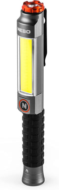 NEBO Big Larry 3 Work Light | Alkaline Batteries Included, 600 Lumens, 7 Light by NEBO