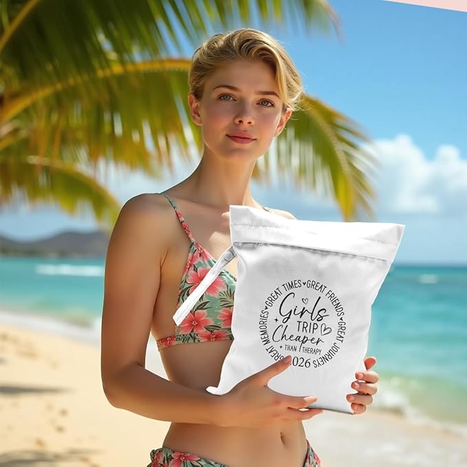 Girls Trip Gifts Wet Dry Bag, Beach Bag Wet Bag Favors, - Image 4
