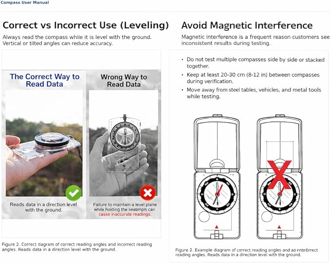Orienteering Compass with Sighting Mirror - Image 5