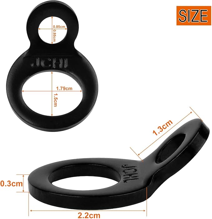 Tie Down Strap Rings Dirt Bike Stainless Steel Multi-Purpose Tie Down Anchor - Image 2