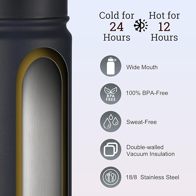 mininoo 24 oz Insulated Water Bottle - Image 3