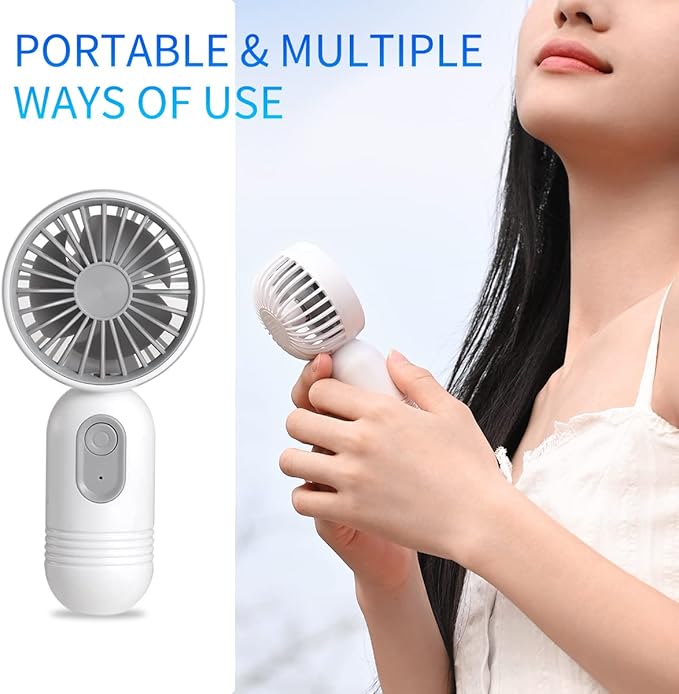 VanSmaGo Portable Mini 3-pack Handheld Personal Small Fan - Image 6