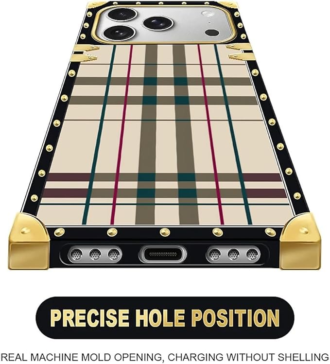 for iPhone 17 Pro Case Luxury Golden Decoration - Image 5