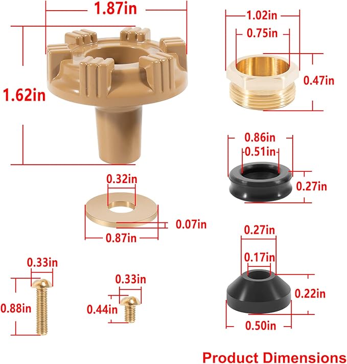 RK-14MH Repair Kit Metal Handle, Outside Faucet, Compatible - Image 6