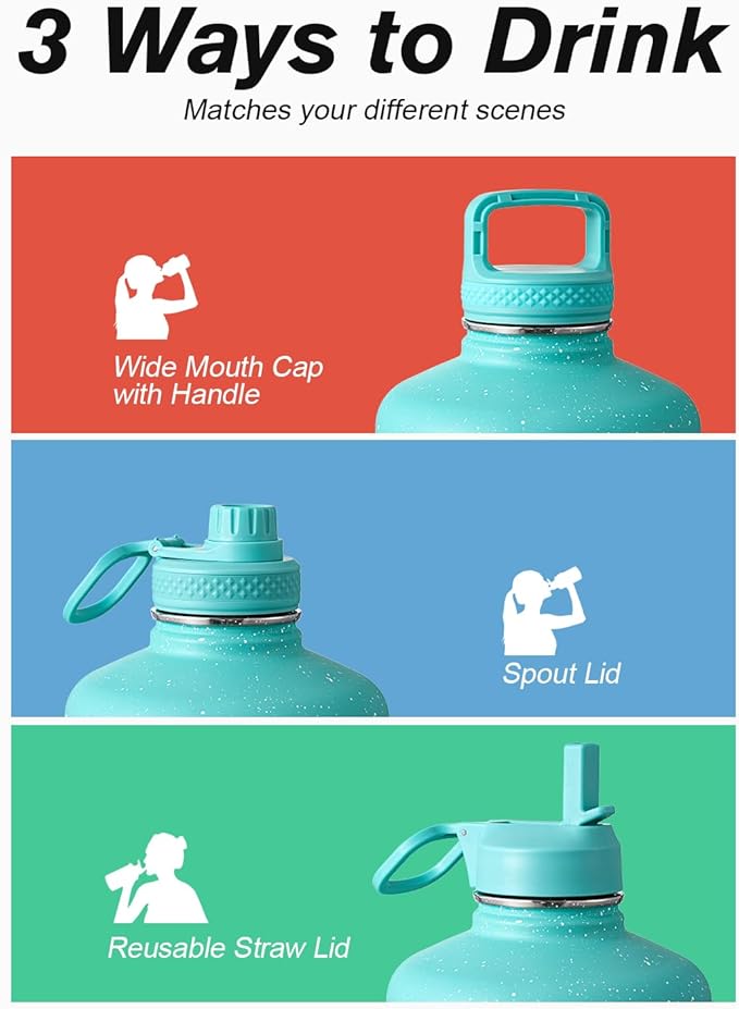 Coolflask 128 oz Gallon Water Bottle Insulated - Image 5