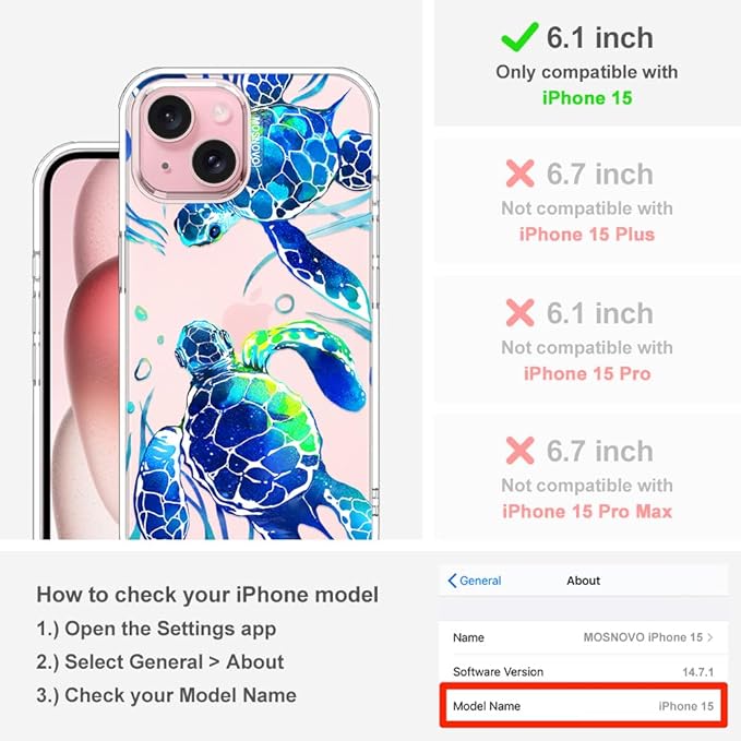 MOSNOVO Case for iPhone 15 - Image 2
