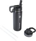ThermoFlask 18 oz Double Wall Vacuum Insulated Stainless Steel Water Bottle by ThermoFlask