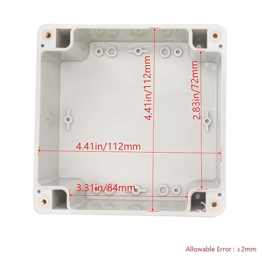 Project Box IP65 Waterproof Junction Box ABS Plastic Electrical Boxes DIY - Image 3