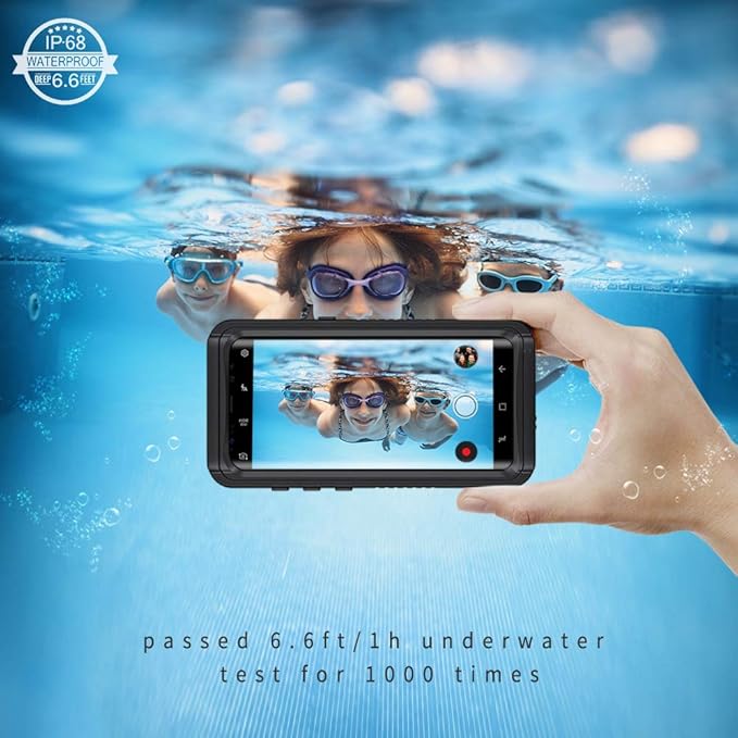 Lanhiem for Samsung Galaxy S8+ Plus Case, IP68 Waterproof Dustproof Case - Image 3