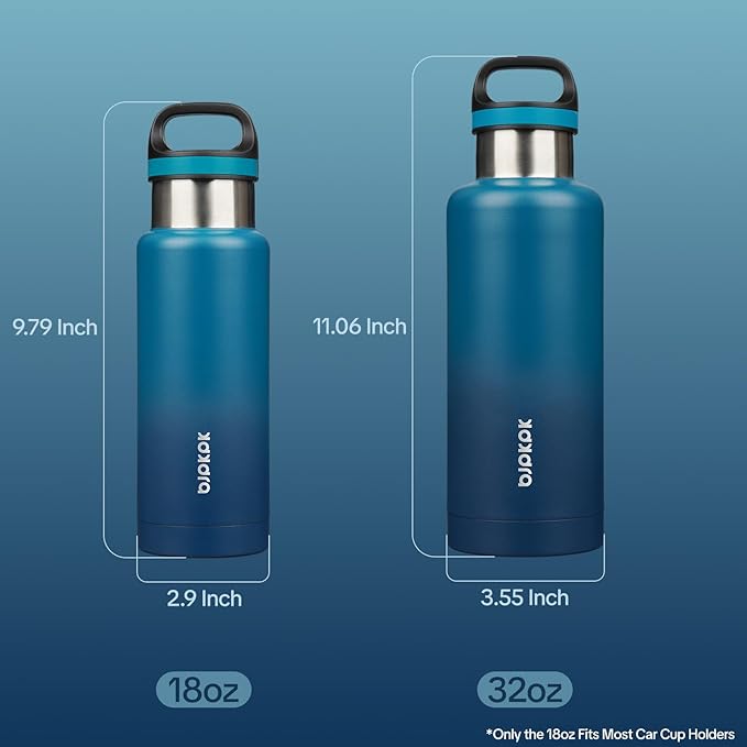 BJPKPK Insulated Water Bottle 18OZ Stainless Steel Water Bottle - Image 3