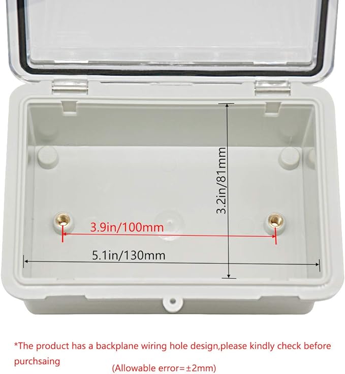 Zulkit Junction Box ABS Plastic Dustproof Waterproof IP65 Electrical Boxes - Image 5