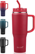 EALGRO 40 oz Tumbler with Handle, Insulated Tumblers with Lid and Straw by EALGRO