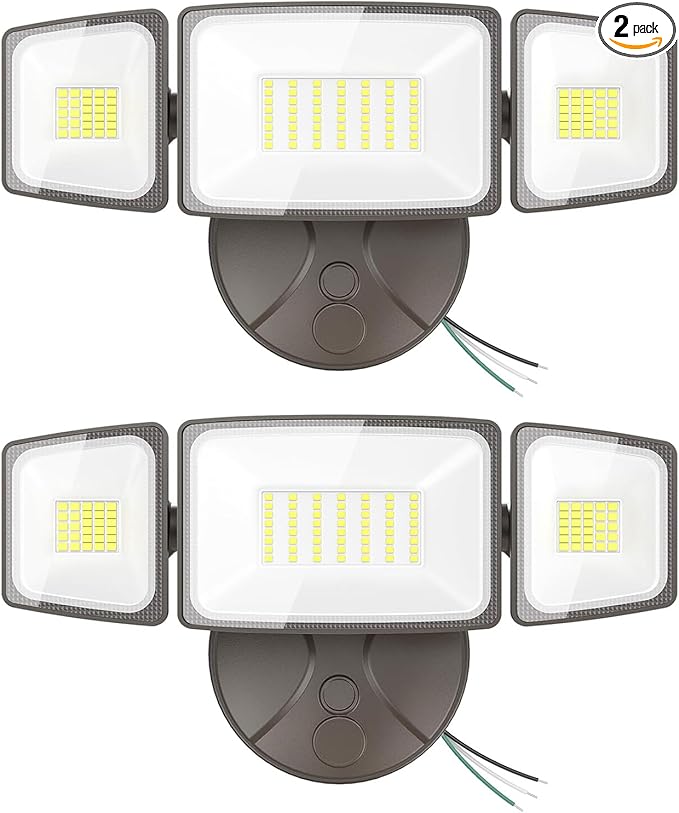 Onforu 2 Pack 75W Flood Lights Outdoor, 7000LM LED Floodlights Switch Controlled by Onforu