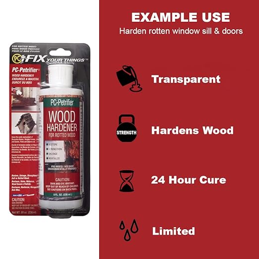 PC-Products Wood Repair Epoxy Paste and Wood Hardener Kit, PC-Woody 96 oz and - Image 7
