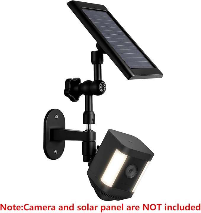 2-in-1 Wall Mount for Ring Solar Panel, Ring Stick Up Cam Battery, Spotlight - Image 4