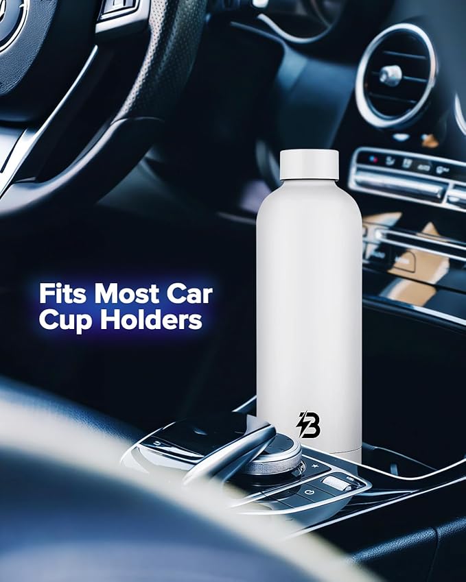 Insulated Water Bottle with Lid, 25 oz Reusable Leak-Proof Metal Stainless - Image 5
