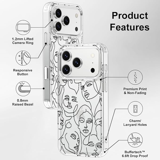 MOSNOVO for iPhone 17 Pro Case | Military Grade 6.6ft Drop Tested | Camera - Image 7