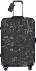 World Marks Luggage Cover for Suitcase and Luggage Tag Combination, Elastic by Vridoyt