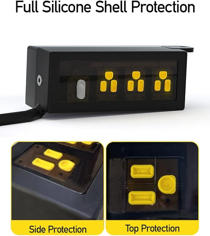 Outdoor Power Strip Weatherproof, ZZJ IP69 Grade Waterproof Surge Protector - Image 5