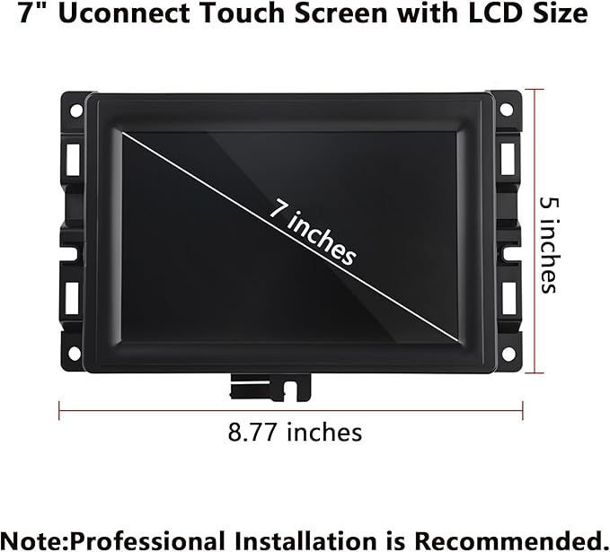 7" Uconnect Touch Screen Replacement Display - Image 7
