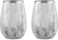 SNOWFOX Premium Vacuum Insulated Stainless Steel Classic White Wine Glass by Snowfox