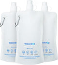 Waterdrop 16 oz Collapsible Water Pouch by Waterdrop