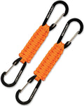 Paracord Braided Carabiner Keychain Lanyard Strap, Hanger Stroller Hook w/2 by REHTAEL