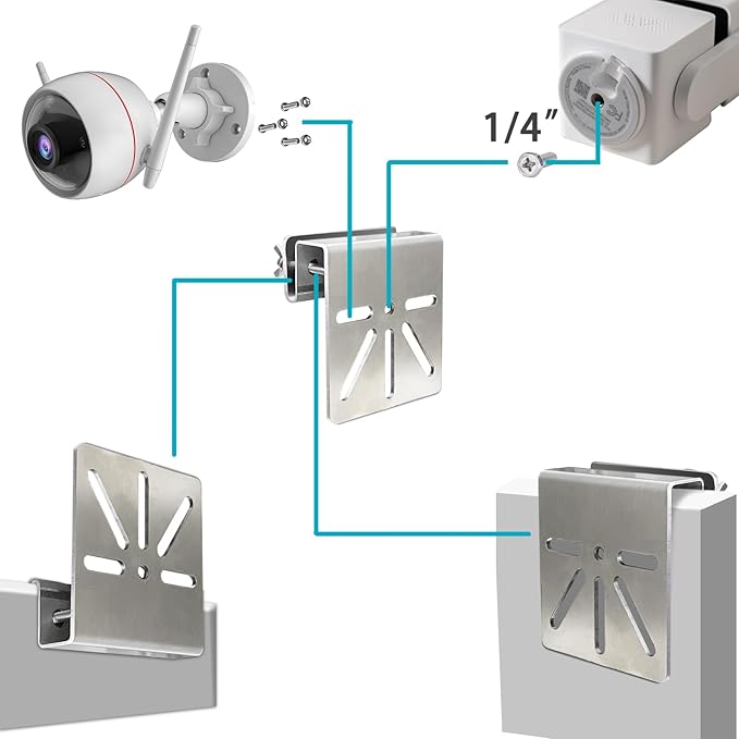 WiTi Gutter Mount Stainless Steel Bracket - Image 8