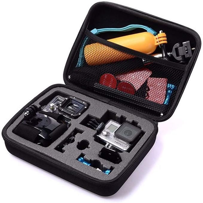 TEKCAM Action Camera Carrying Case Protective Storage Bag Compatible by TEKCAM