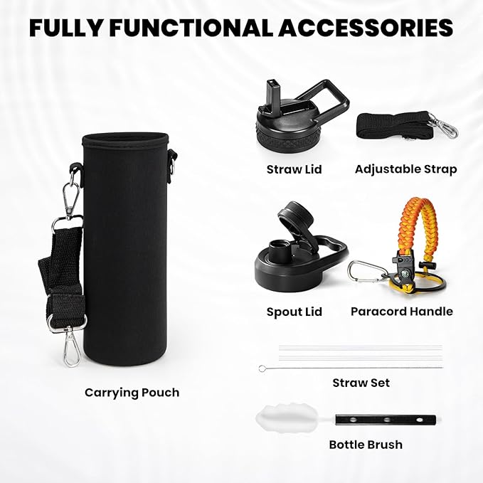 RAYMYLO Insulated Water Bottle 20 oz, Triple Wall Vacuum Stainless Steel - Image 6