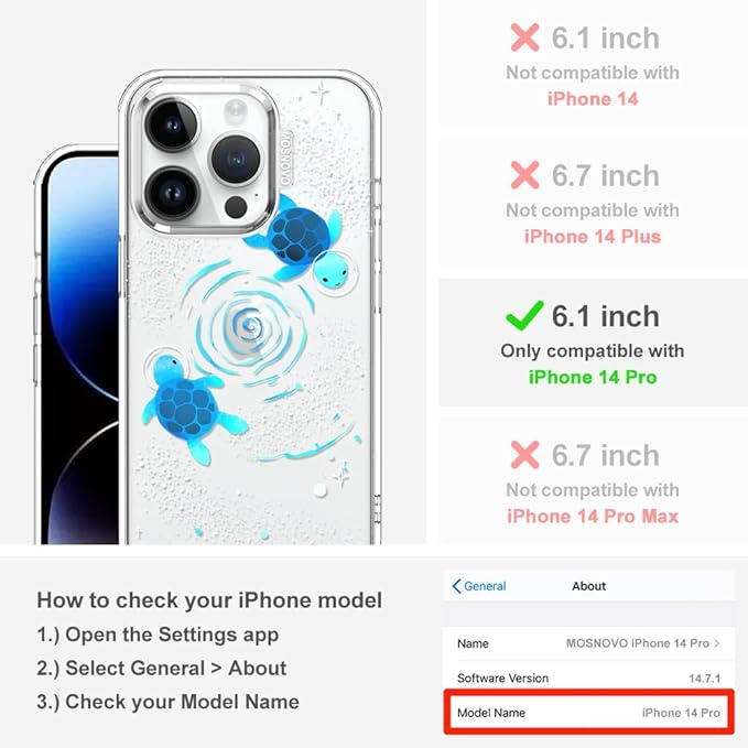 MOSNOVO Case for iPhone 14 Pro - Image 2