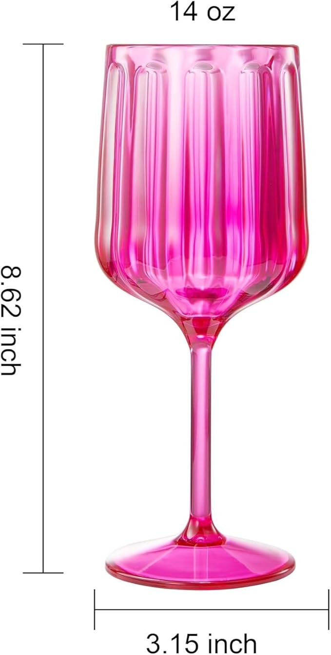 Khen Acrylic Lucia Stemmed Goblets - Image 9
