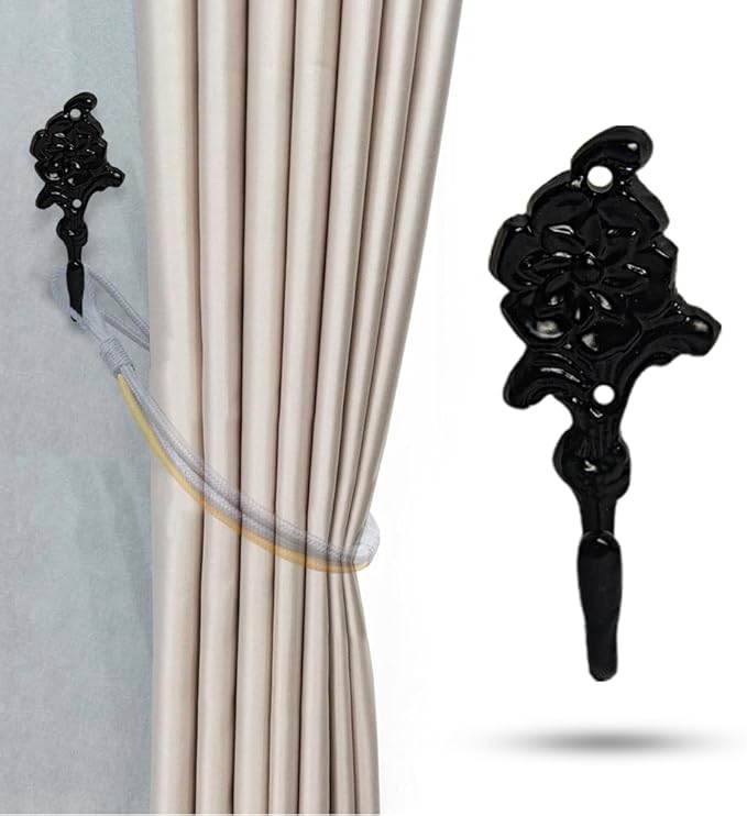 FAPBADRI Multipurpose Hooks, Used to Hang Clothes, Curtain Hold Backs, Colour - Image 3