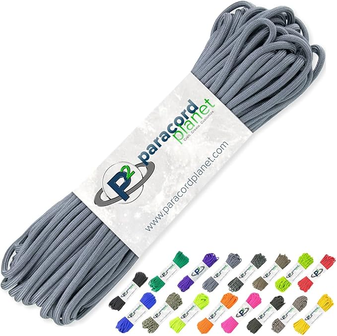 Paracord Planet 100 Feet Hanks Parachute 550 Cord Type III 7 Strand Paracord by ParacordPlanet