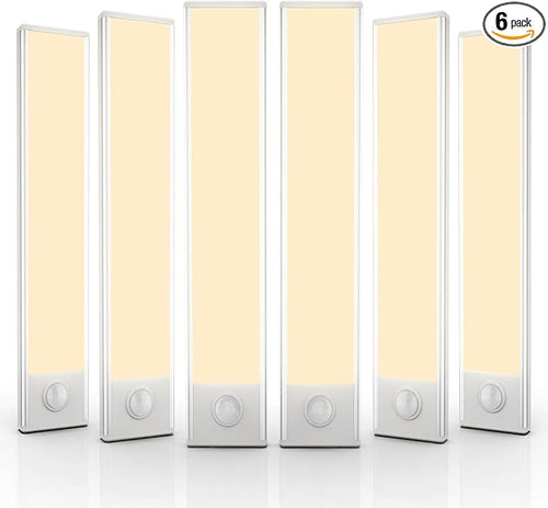 6 Pack Under Cabinet Lights Wireless, 40 LED Motion Sensor Light Indoor by AVEVA