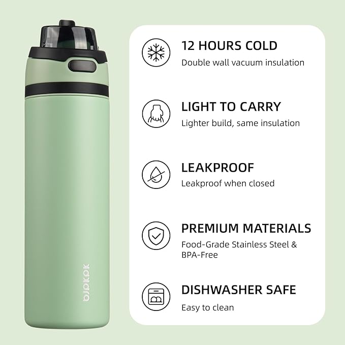 BJPKPK 25oz Insulated Water Bottle - Image 3