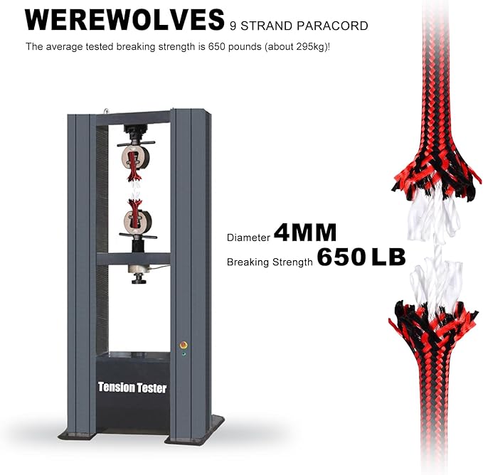 WEREWOLVES 650lb Paracord/Parachute Cord - Image 4