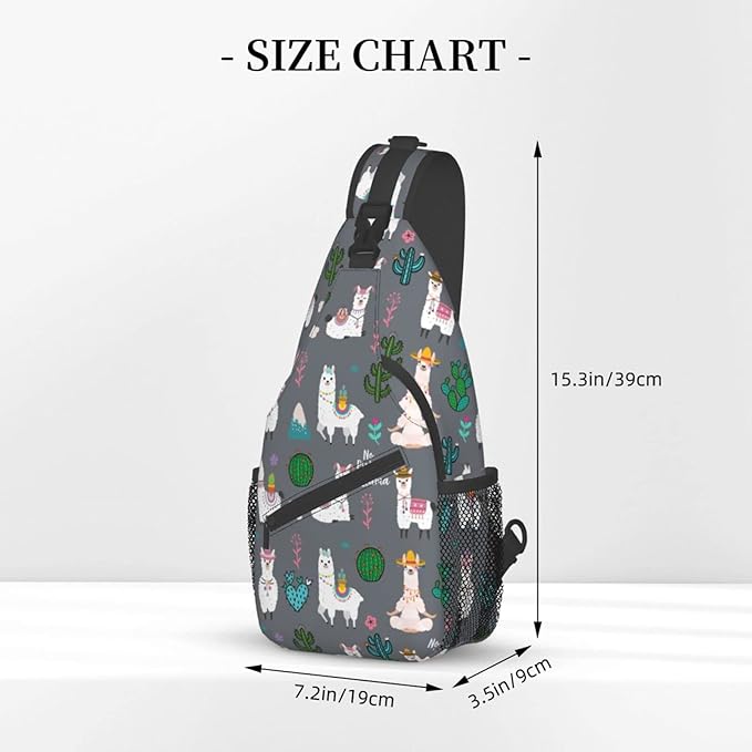 Sling Backpack For Men Hiking Daypack Crossbody Shoulder Bag Travel Chest Pack - Image 5