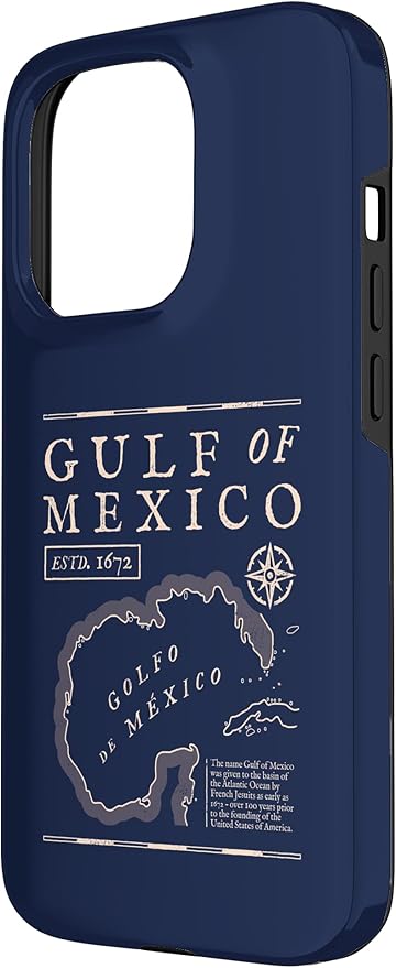 Gulf of Mexico 1672 Historic Map Case - Image 2
