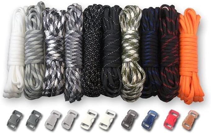 Paracord Planet 550lb Type III Paracord Combo Crafting Kits by ParacordPlanet