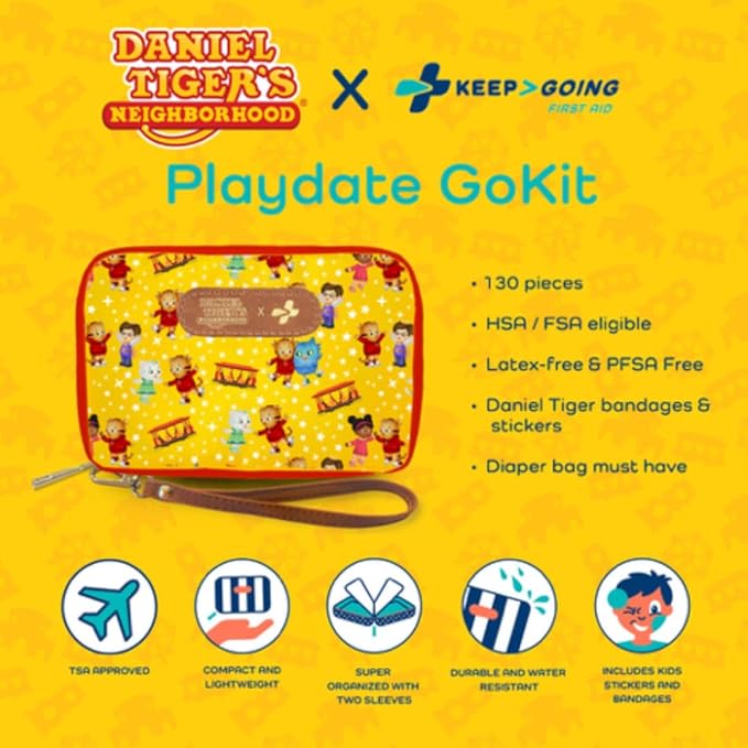 KeepGoing Daniel Tiger’s Travel First Aid Kit - Image 8