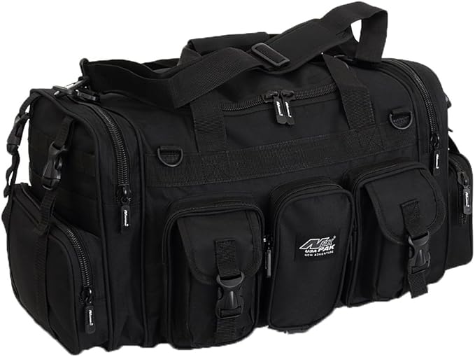 NPUSA Mens Large 22" Inch Black Duffel Duffle Military Molle Tactical Gear by Nexpak