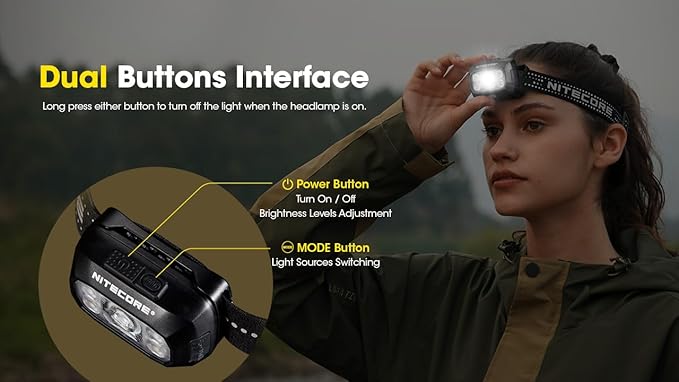 Nitecore NU30 500 Lumen LED Rechargeable Headlamp - Image 12