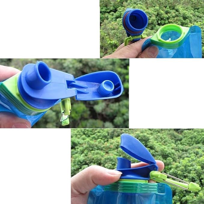 6 Pack Collapsible Water Bottles - Image 7