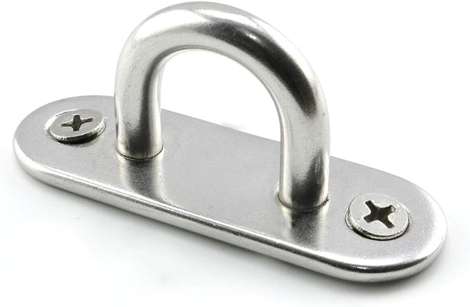 heyous 2 Set M8 Suspension Ceiling Wall Mount U Hook Anchor Hanger Stainless - Image 5