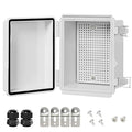 LeMotech Electrical Box, IP67 Waterproof Hinged Cover Stainless Steel Latch by LeMotech